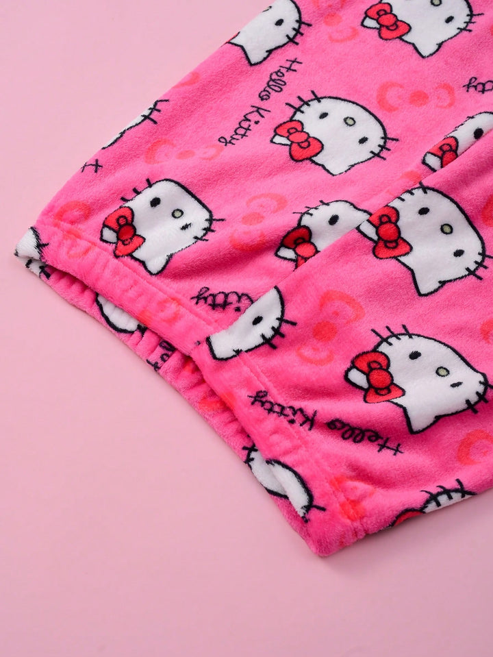 Pantaloni de pijama SHEIN, roz