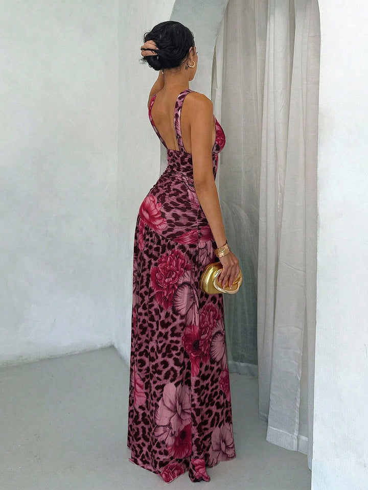 Rochie maxi SHEIN, roz
