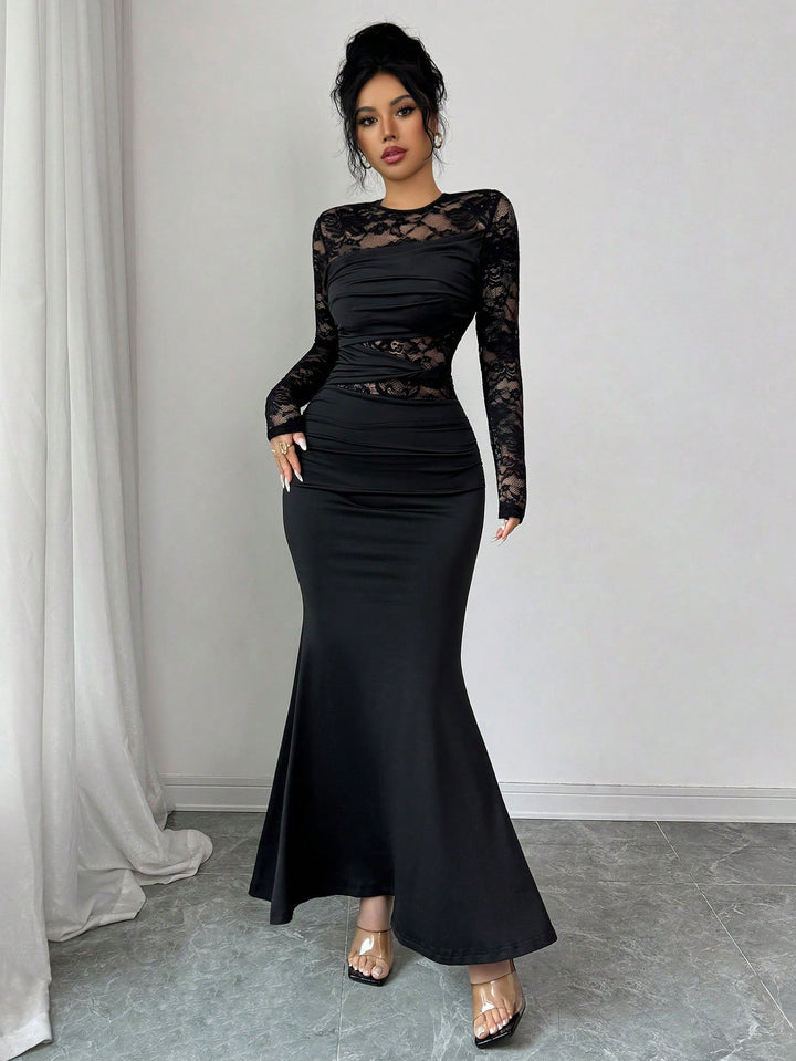 Rochie maxi SHEIN, negru