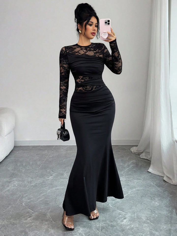 Rochie maxi SHEIN, negru