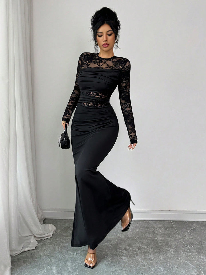 Rochie maxi SHEIN, negru