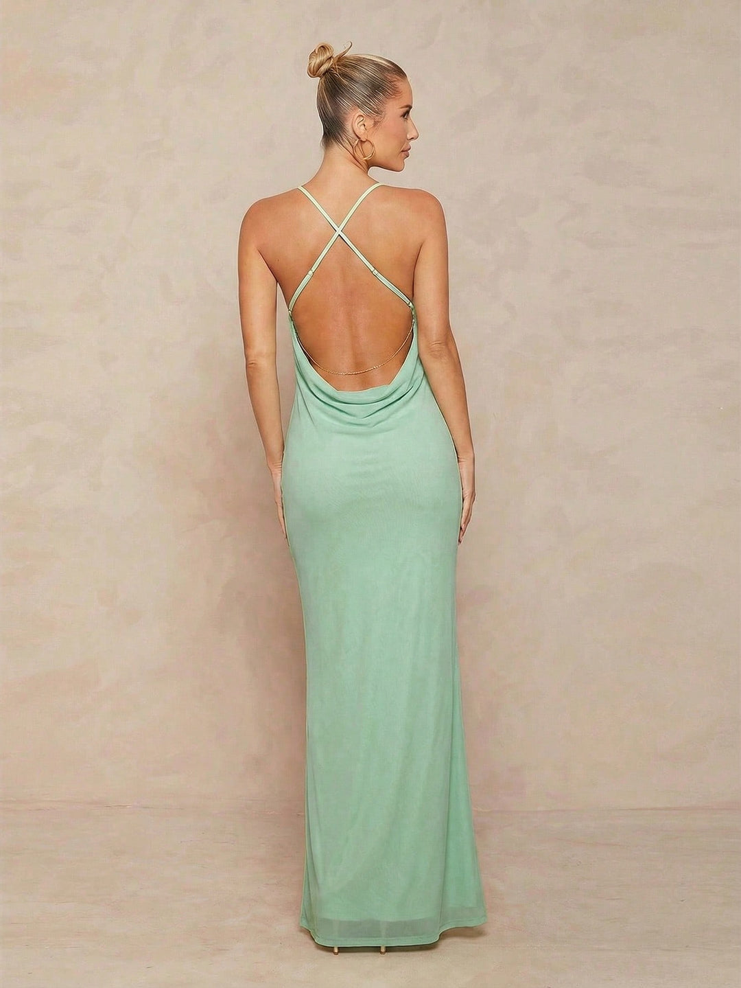 Rochie maxi SHEIN, turcoaz