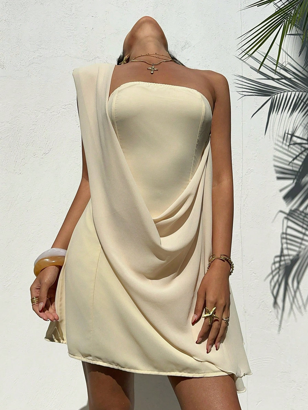 Rochie scurtă SHEIN, galben
