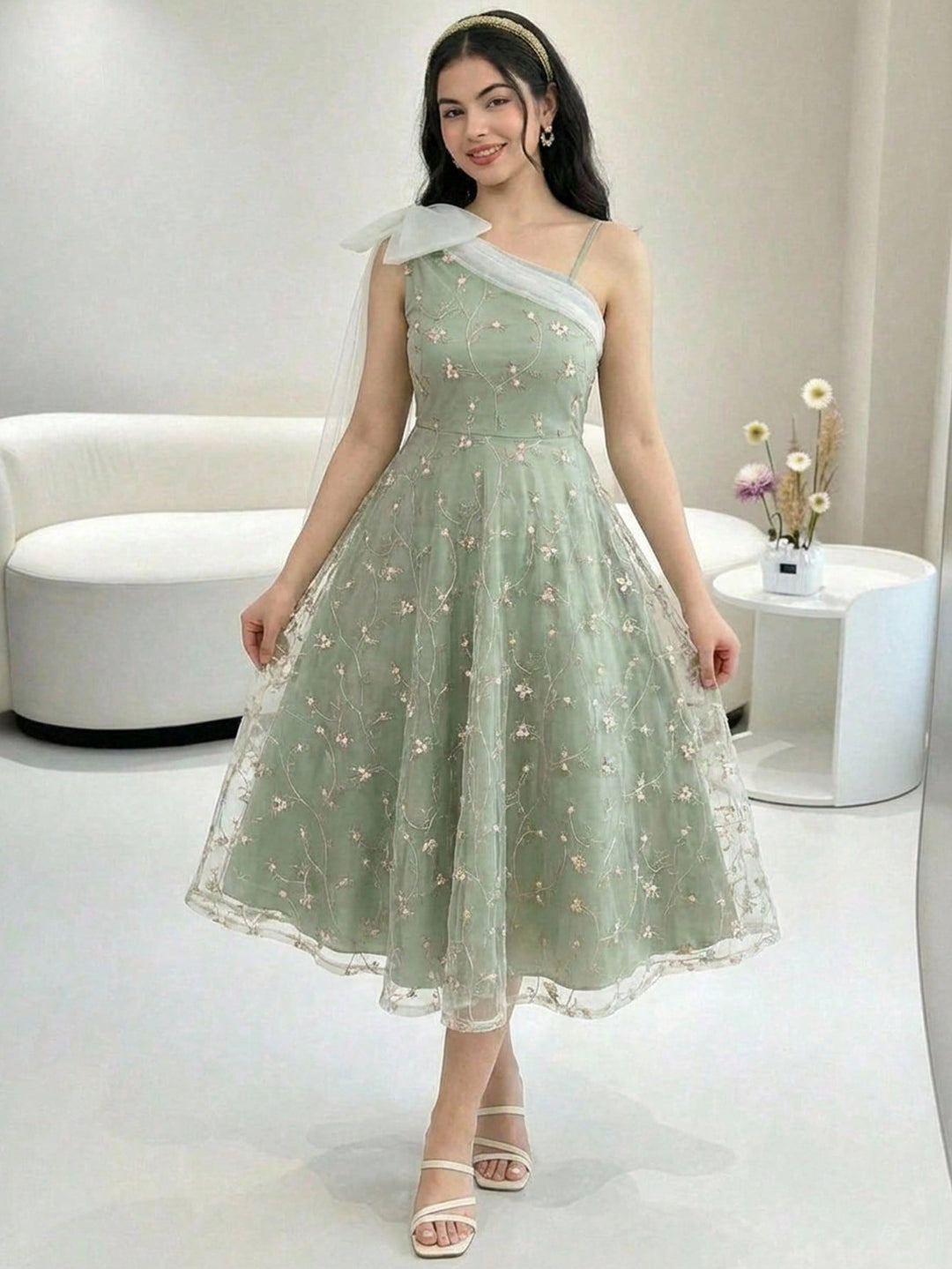 Rochie SHEIN, verde
