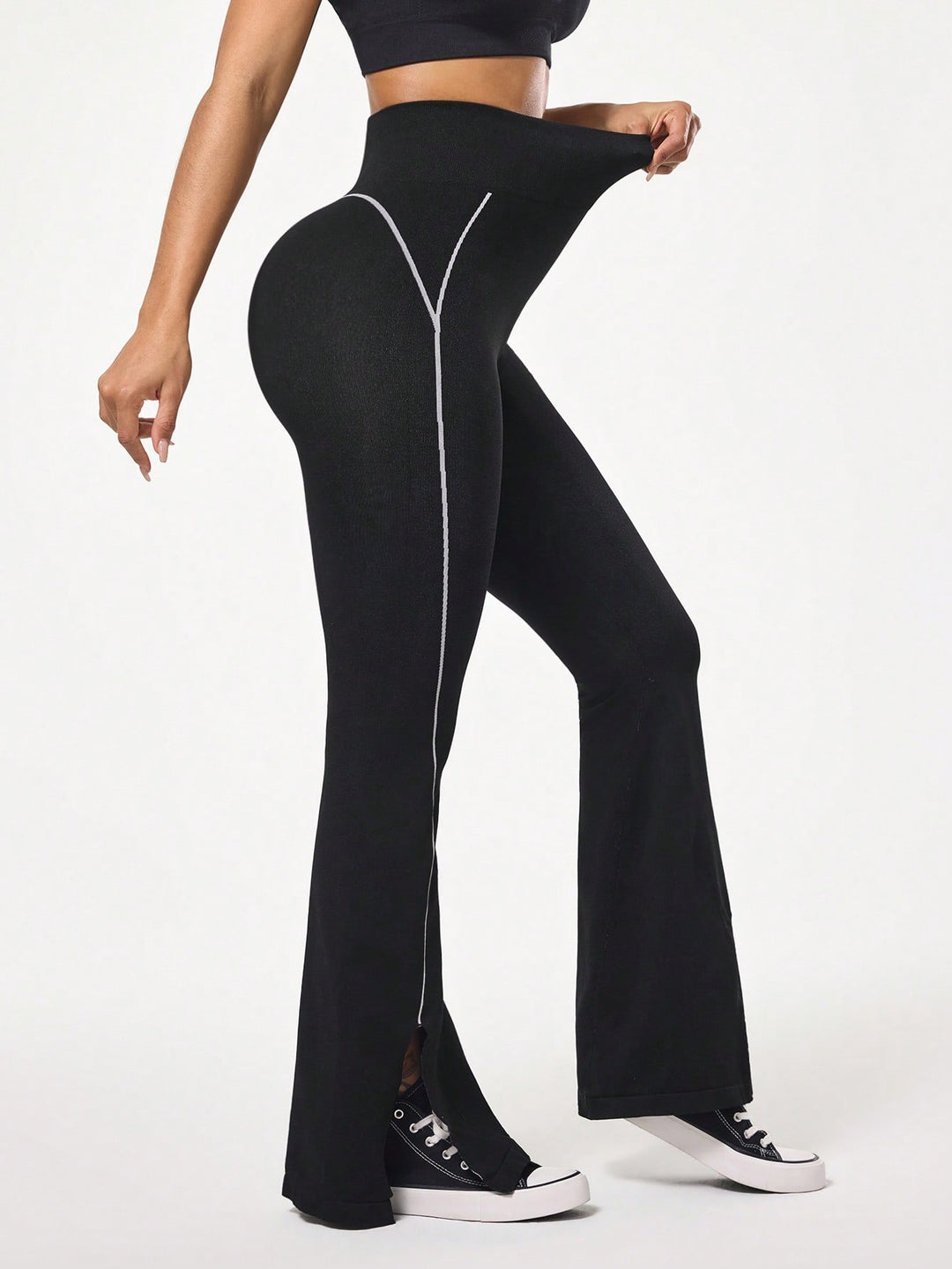 Pantaloni SHEIN, negru