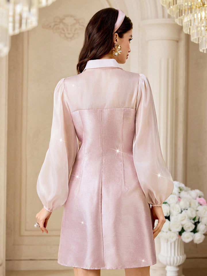 Rochie scurtă SHEIN, roz