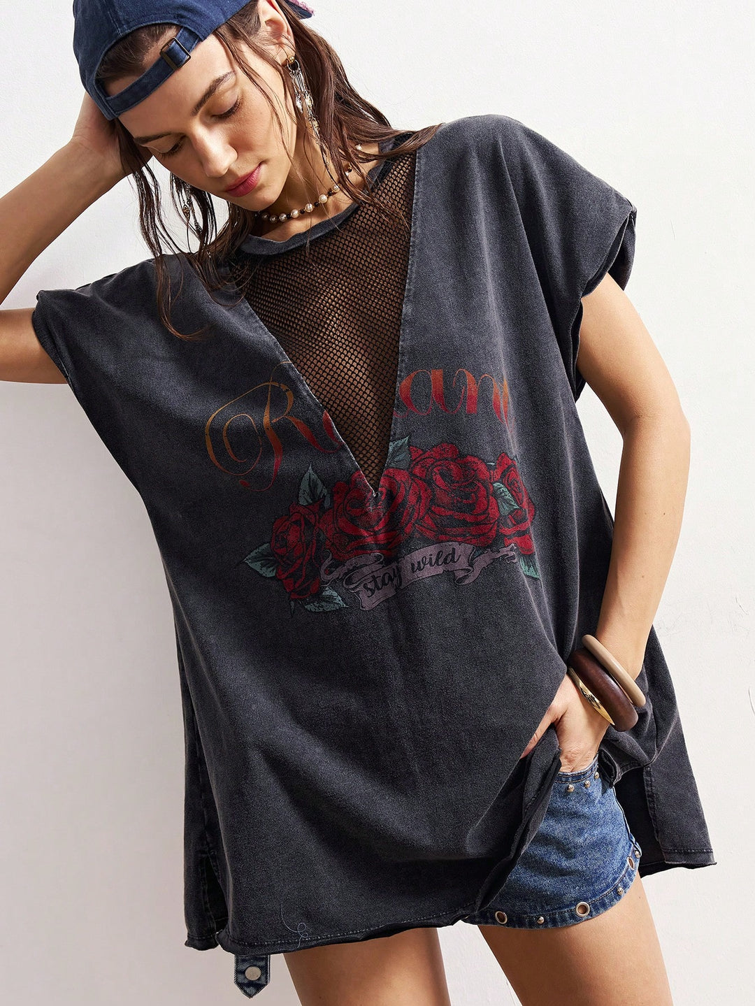 Tricou SHEIN, gri