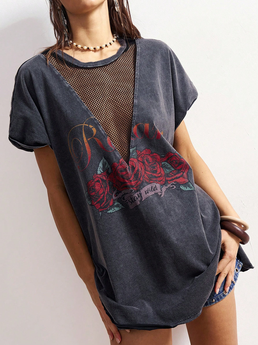 Tricou SHEIN, gri