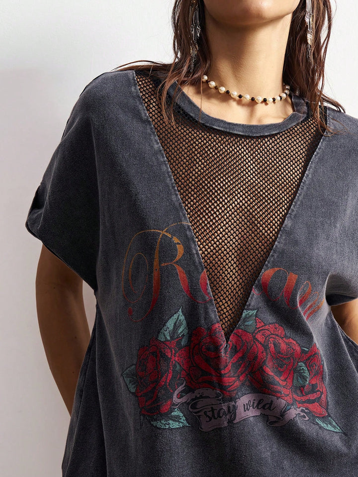 Tricou SHEIN, gri
