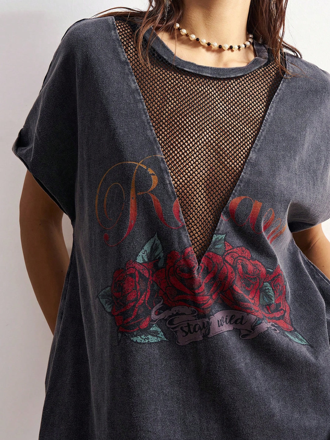 Tricou SHEIN, gri