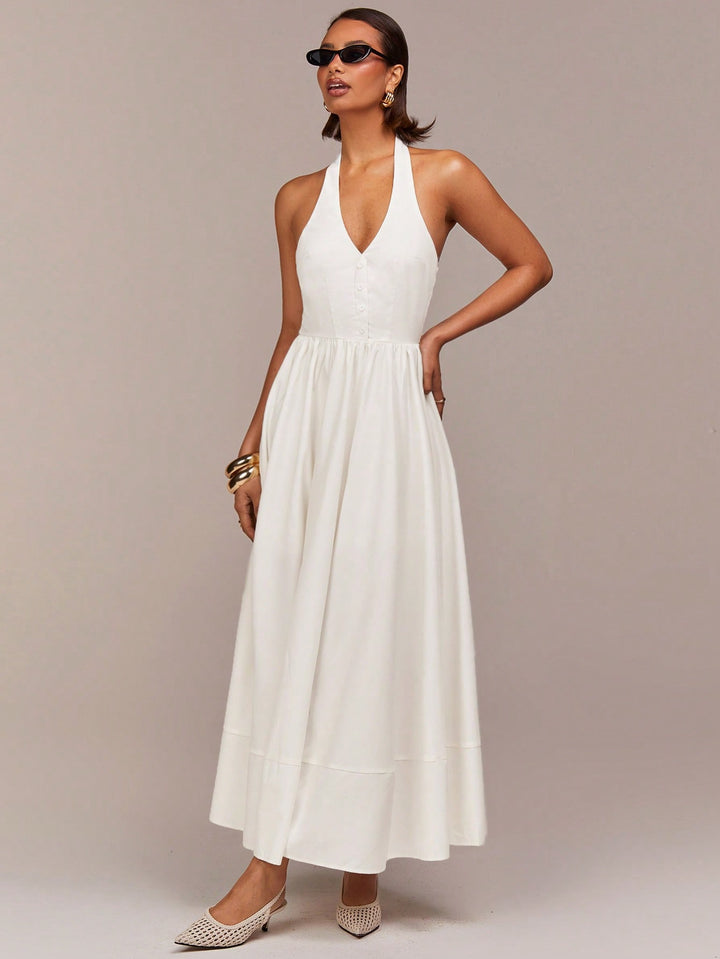 Rochie maxi SHEIN, alb