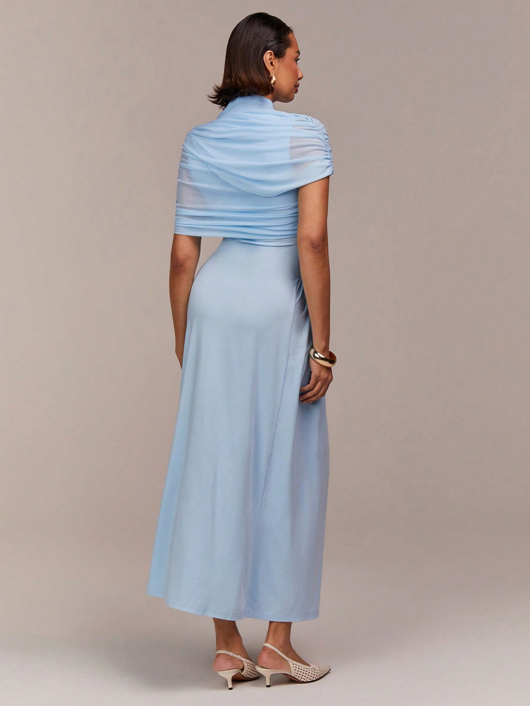 Rochie maxi SHEIN, albastru