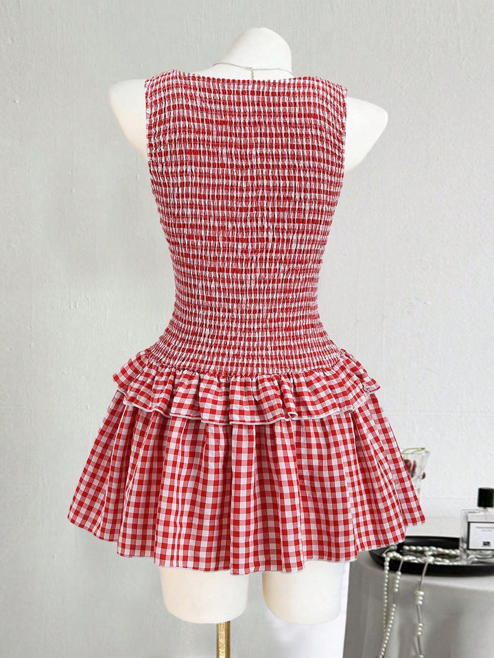 Rochie scurtă SHEIN, roșu
