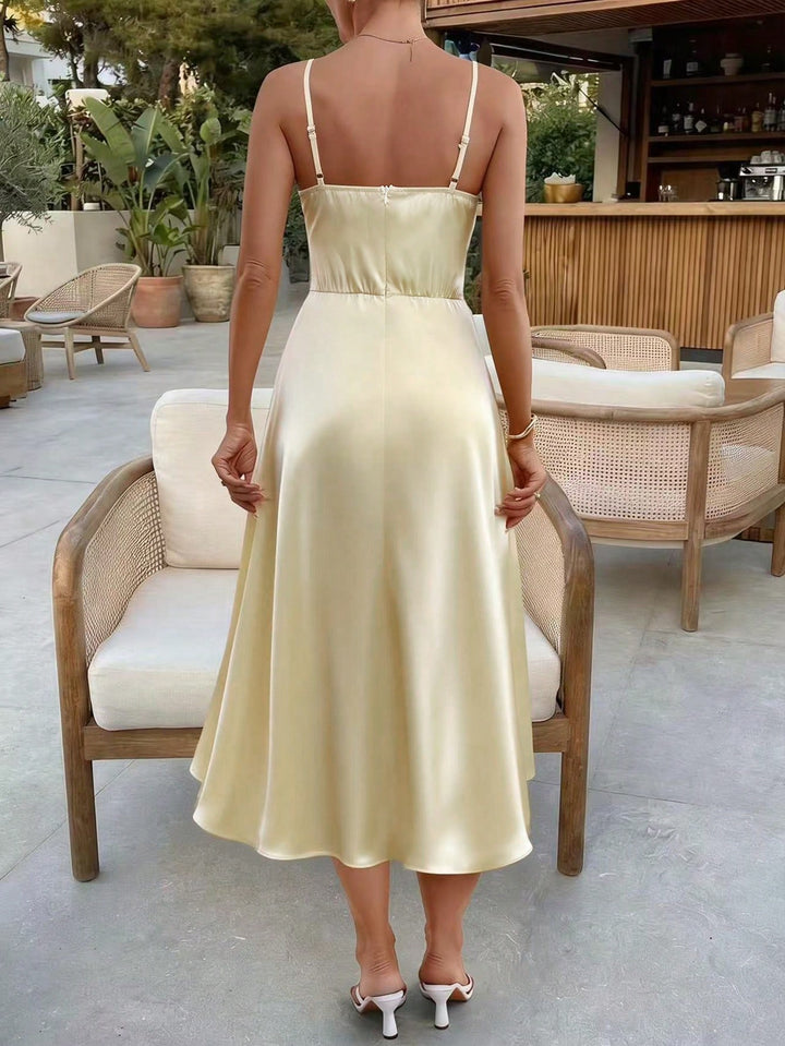 Rochie midi SHEIN, galben