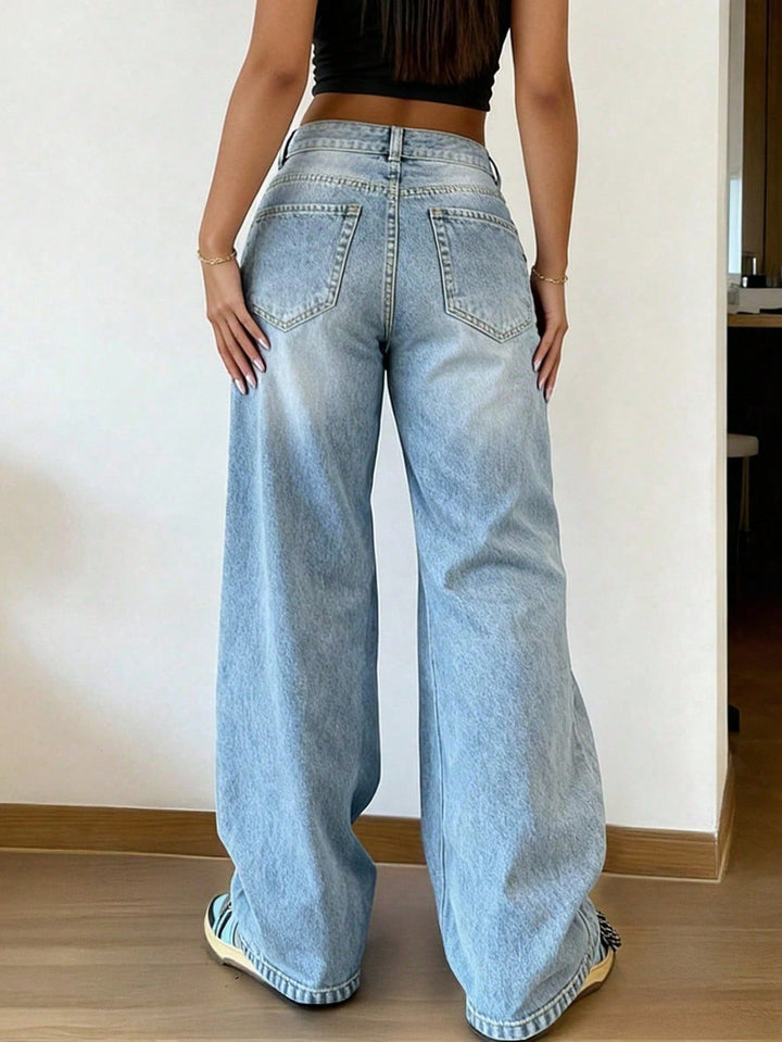 Jeans SHEIN, albastru