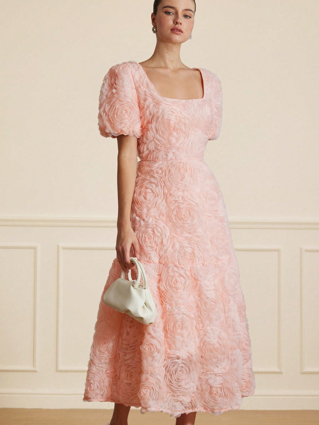 Rochie midi SHEIN, roz