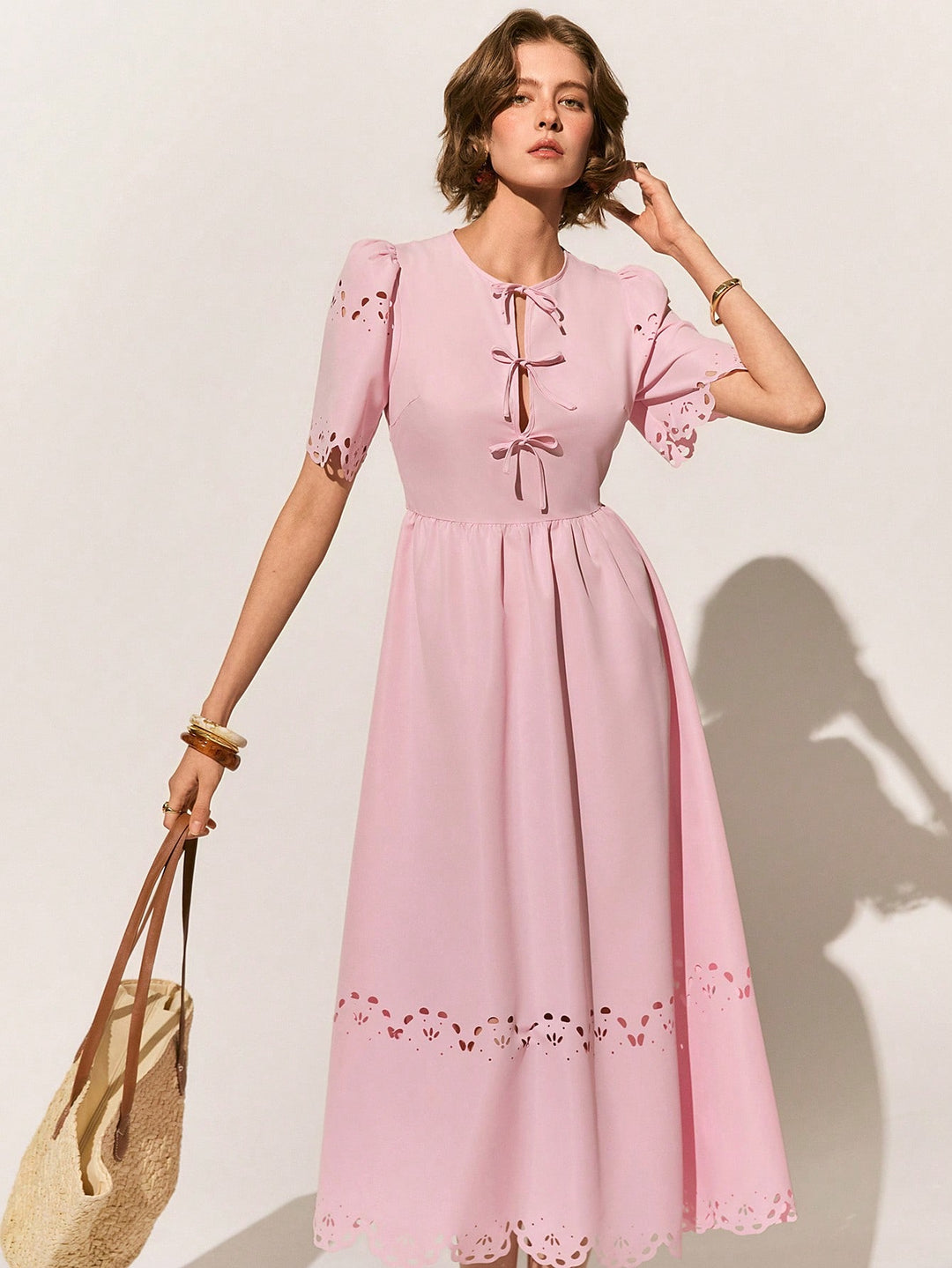 Rochie maxi SHEIN, roz