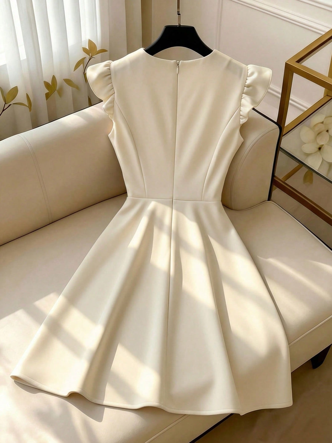 Rochie midi SHEIN, bej