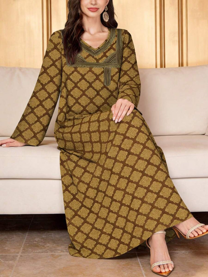 Rochie maxi SHEIN, mix culori