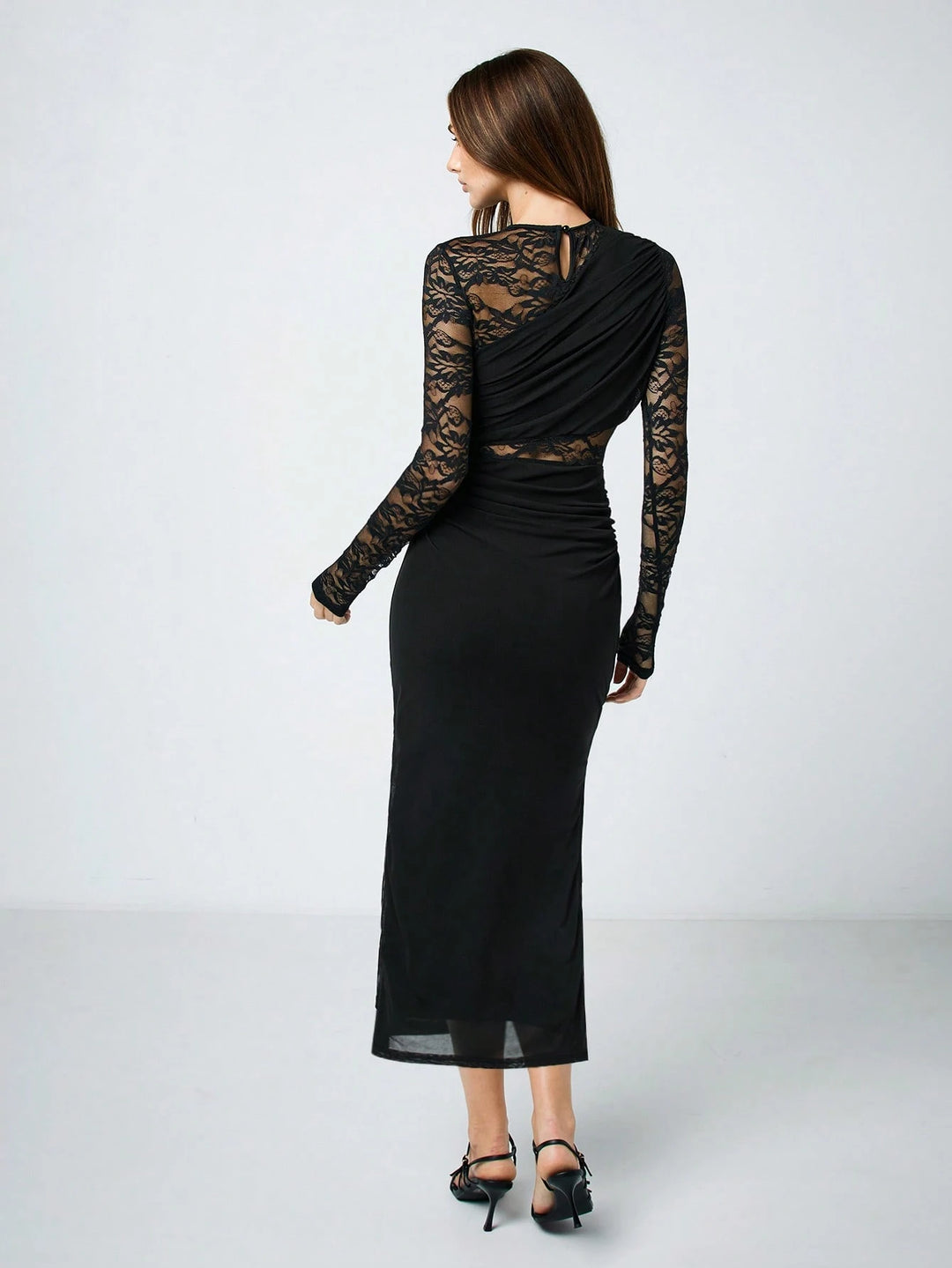 Rochie midi SHEIN, negru