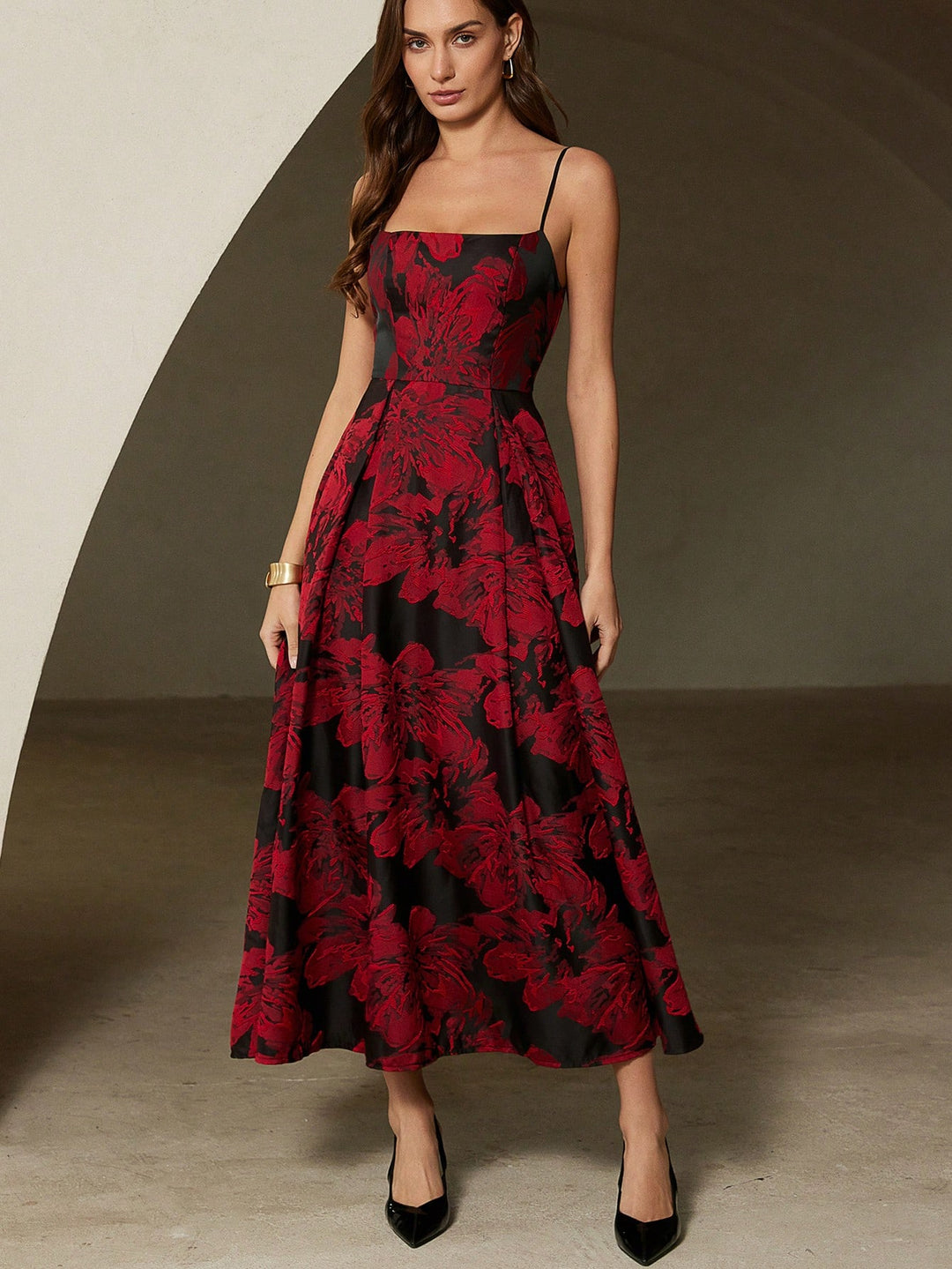 Rochie maxi SHEIN, mix culori
