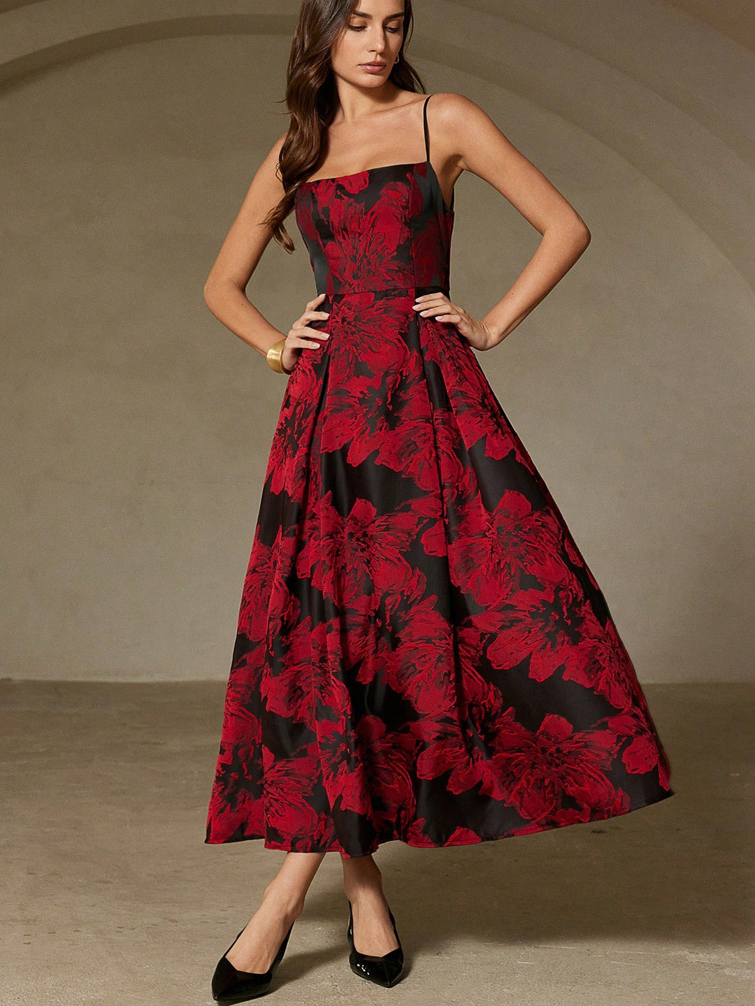 Rochie maxi SHEIN, mix culori