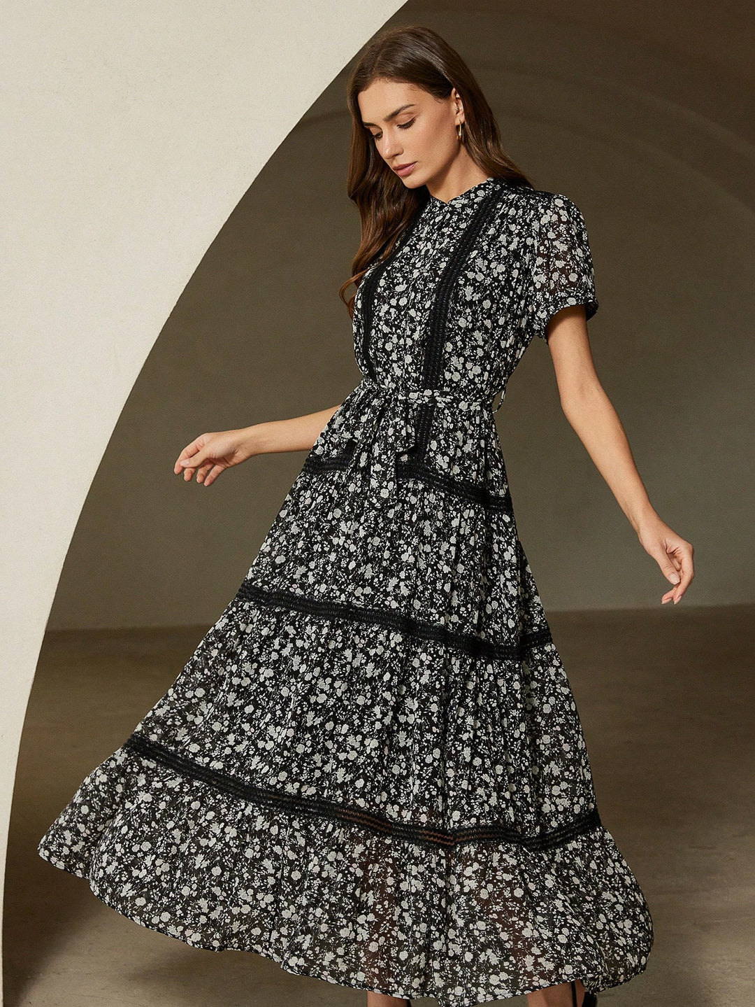 Rochie maxi SHEIN, mix culori