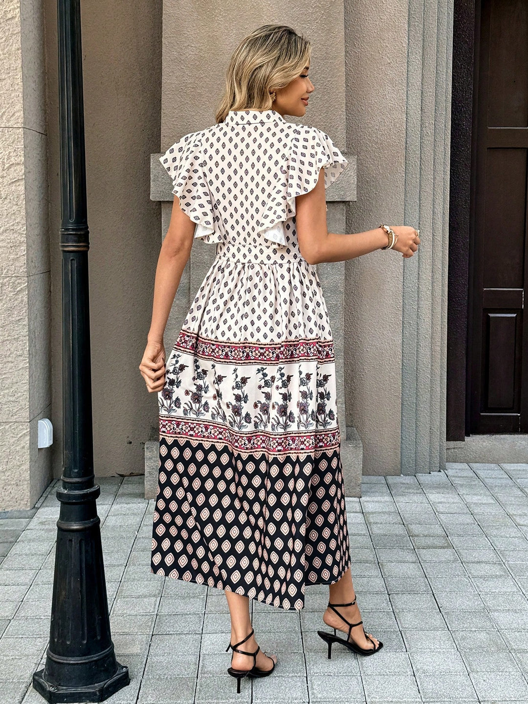 Rochie maxi SHEIN, mix culori