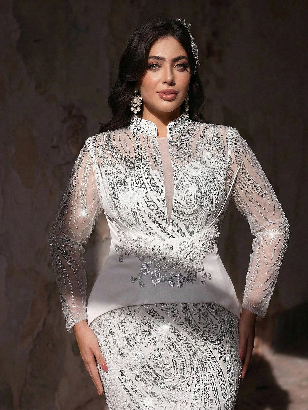 Rochie de mireasă SHEIN, alb