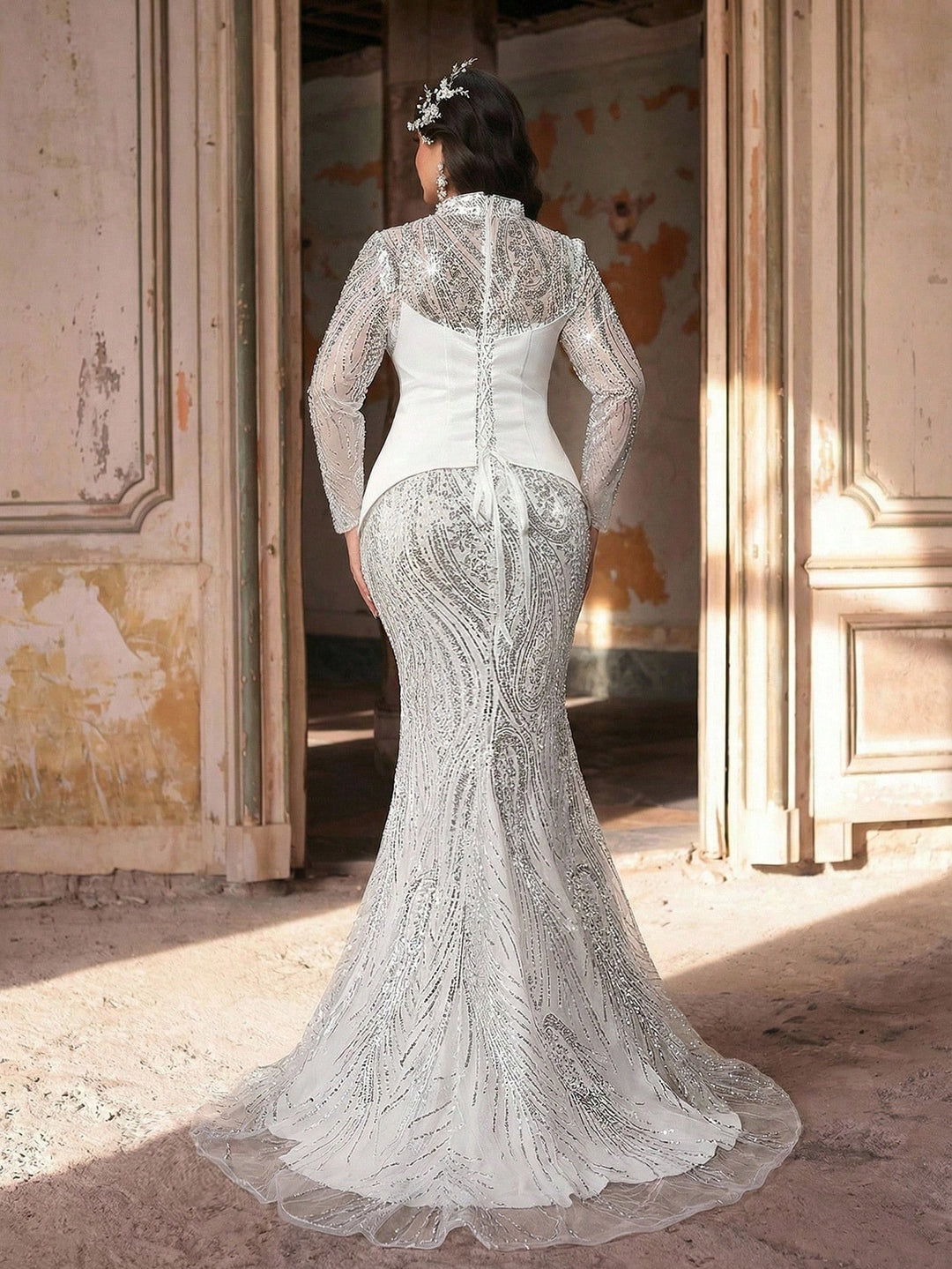 Rochie de mireasă SHEIN, alb