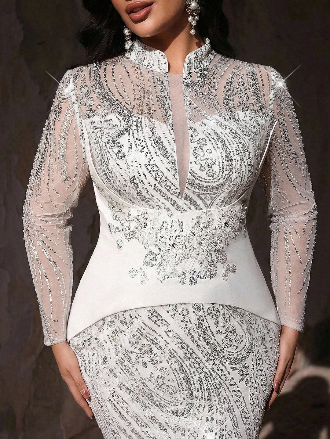 Rochie de mireasă SHEIN, alb