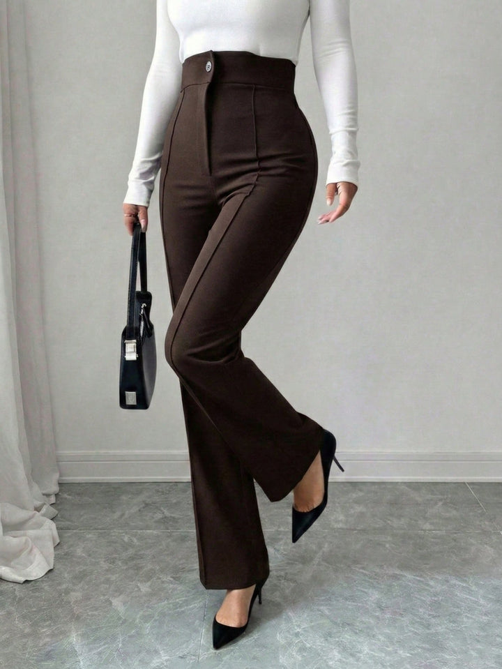 Pantaloni SHEIN, maro