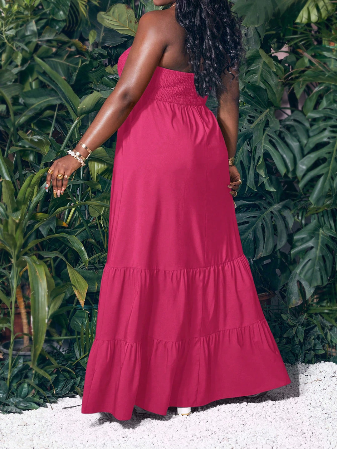 Rochie maxi SHEIN, roz