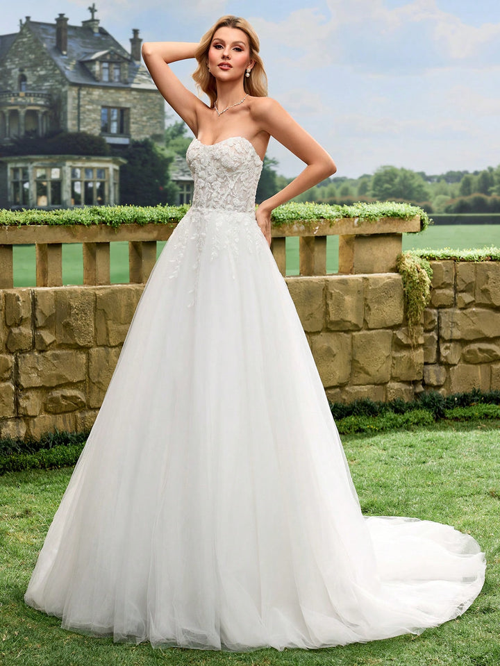 Rochie de mireasă SHEIN, alb