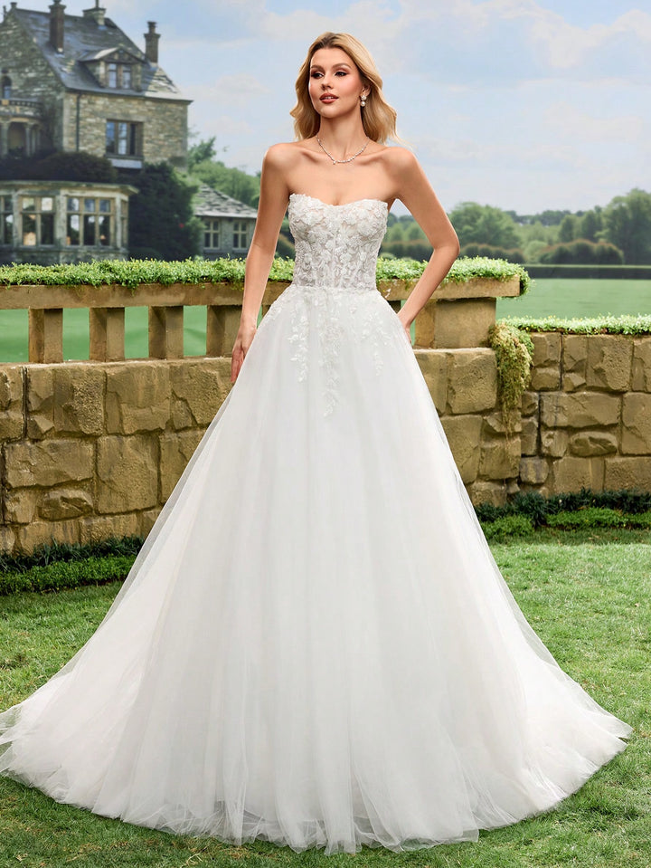 Rochie de mireasă SHEIN, alb