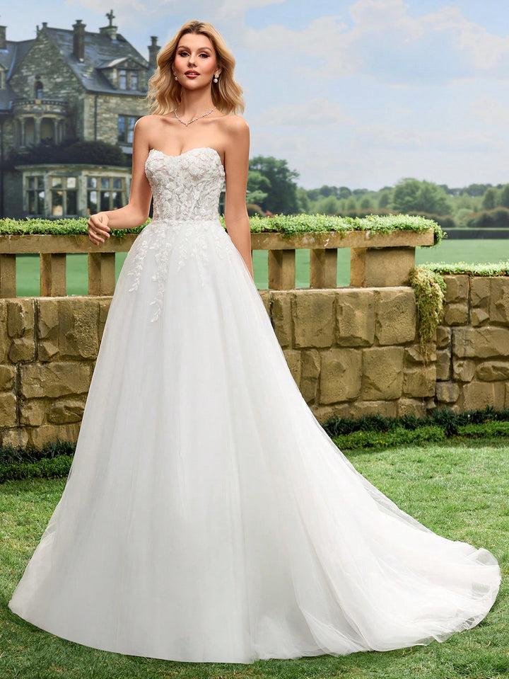 Rochie de mireasă SHEIN, alb