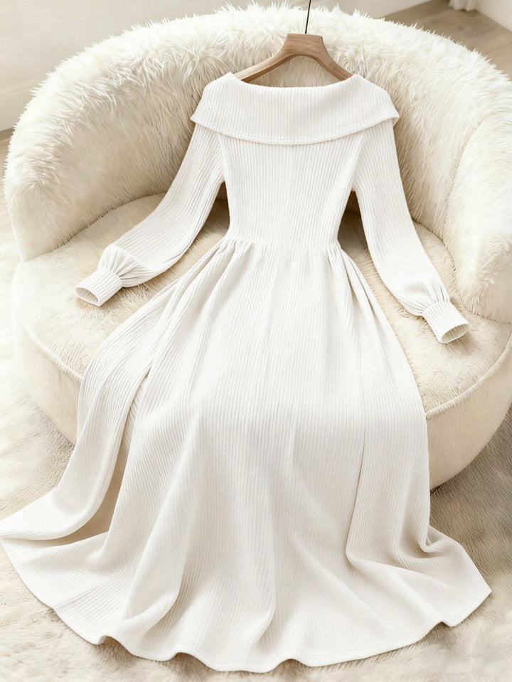 Rochie maxi SHEIN, alb