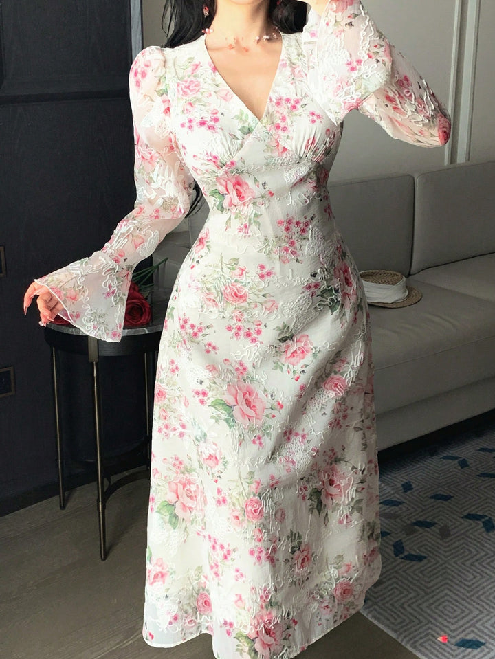 Rochie maxi SHEIN, roz