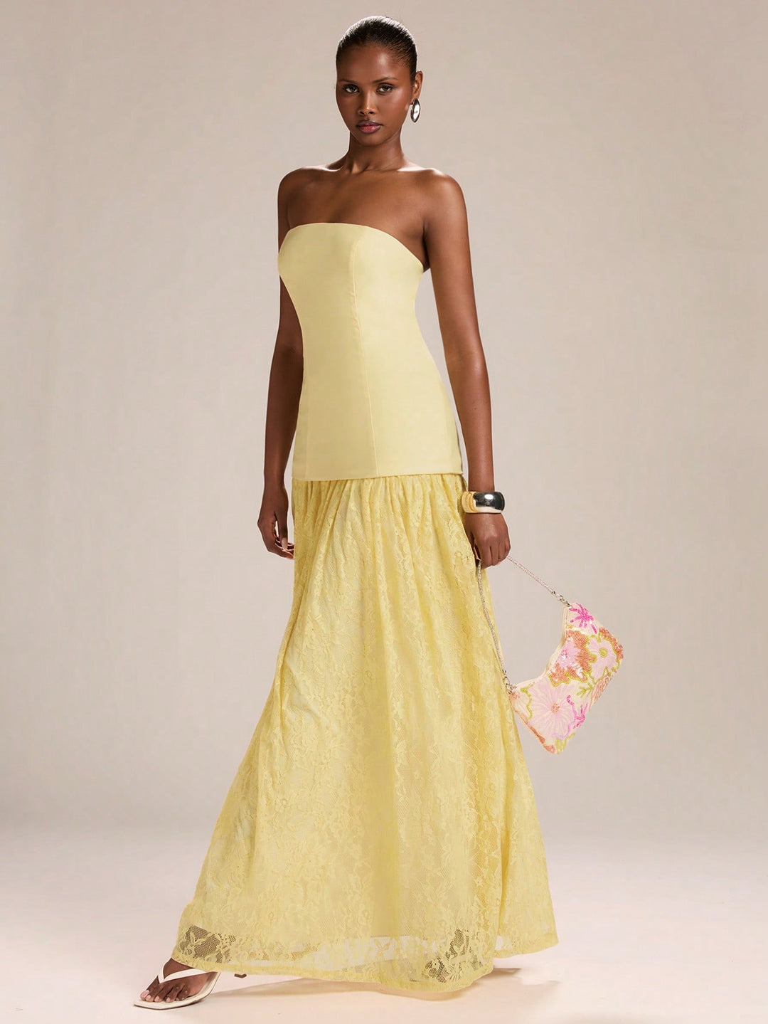 Rochie maxi SHEIN, galben