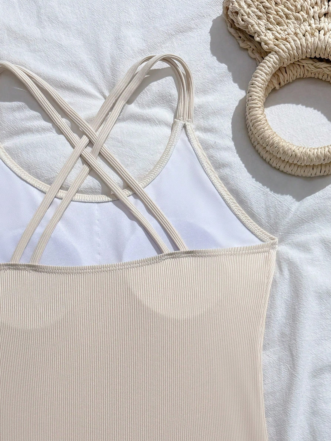 Costum de baie SHEIN, portocaliu