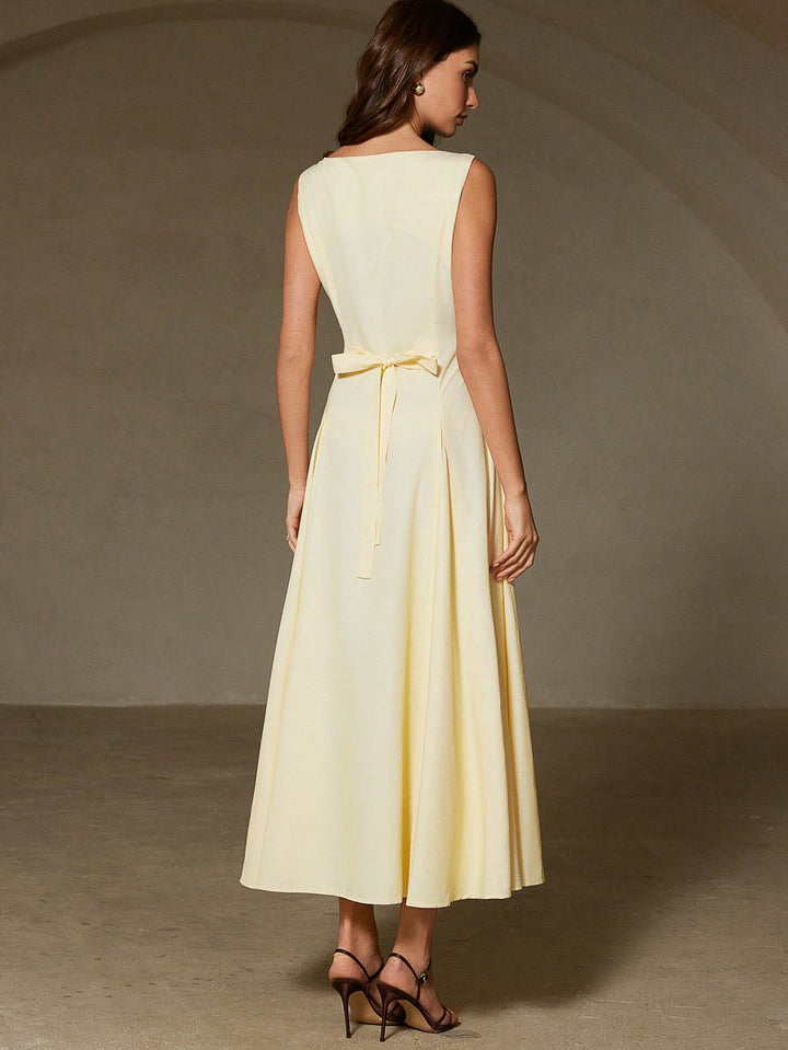 Rochie maxi SHEIN, galben