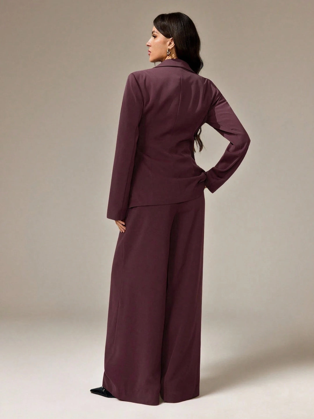 Compleu SHEIN, vișiniu