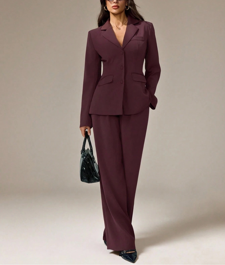 Compleu SHEIN, vișiniu