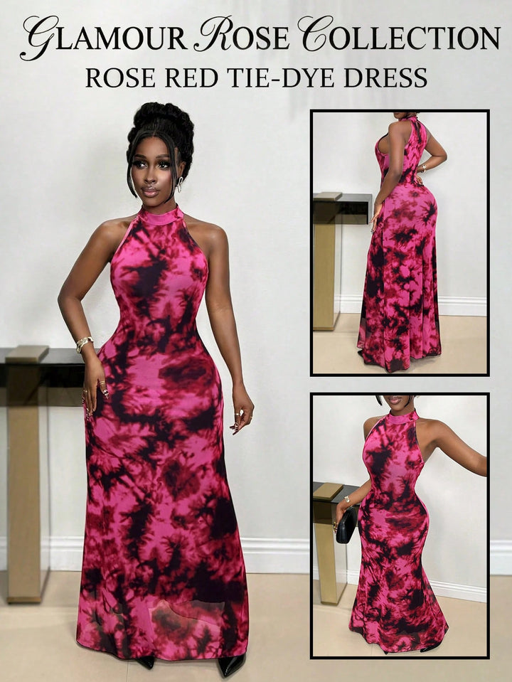 Rochie maxi SHEIN, roz