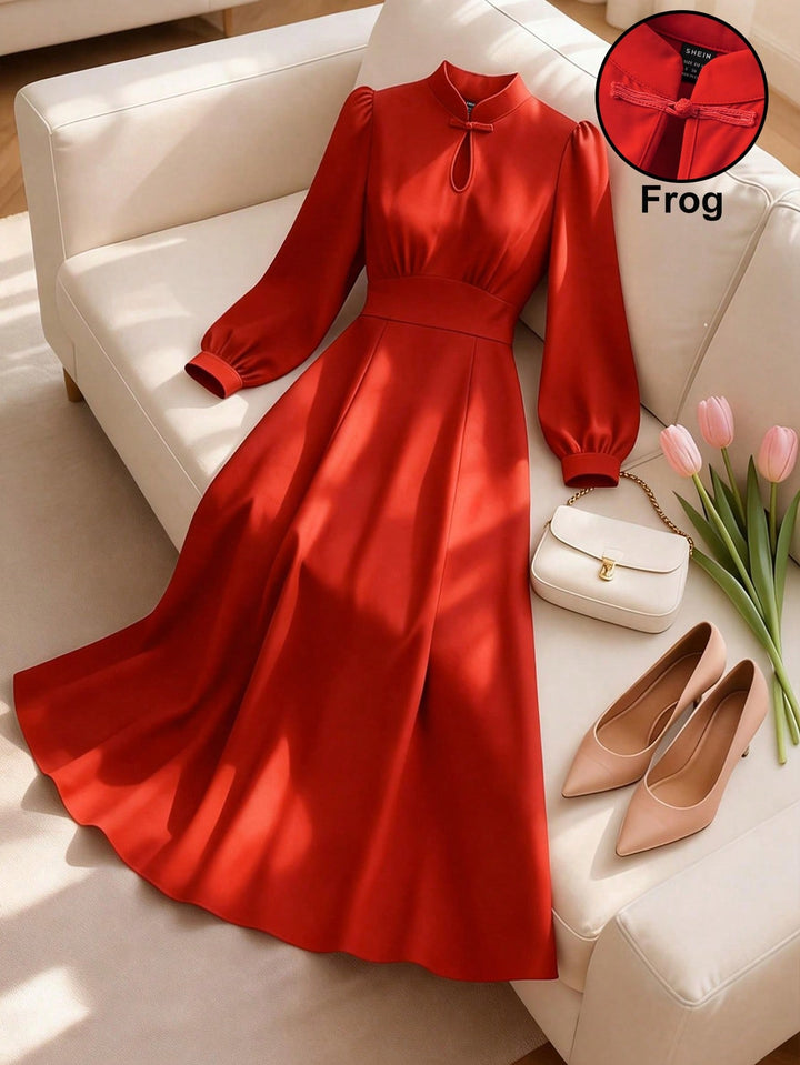 Rochie maxi SHEIN, roșu