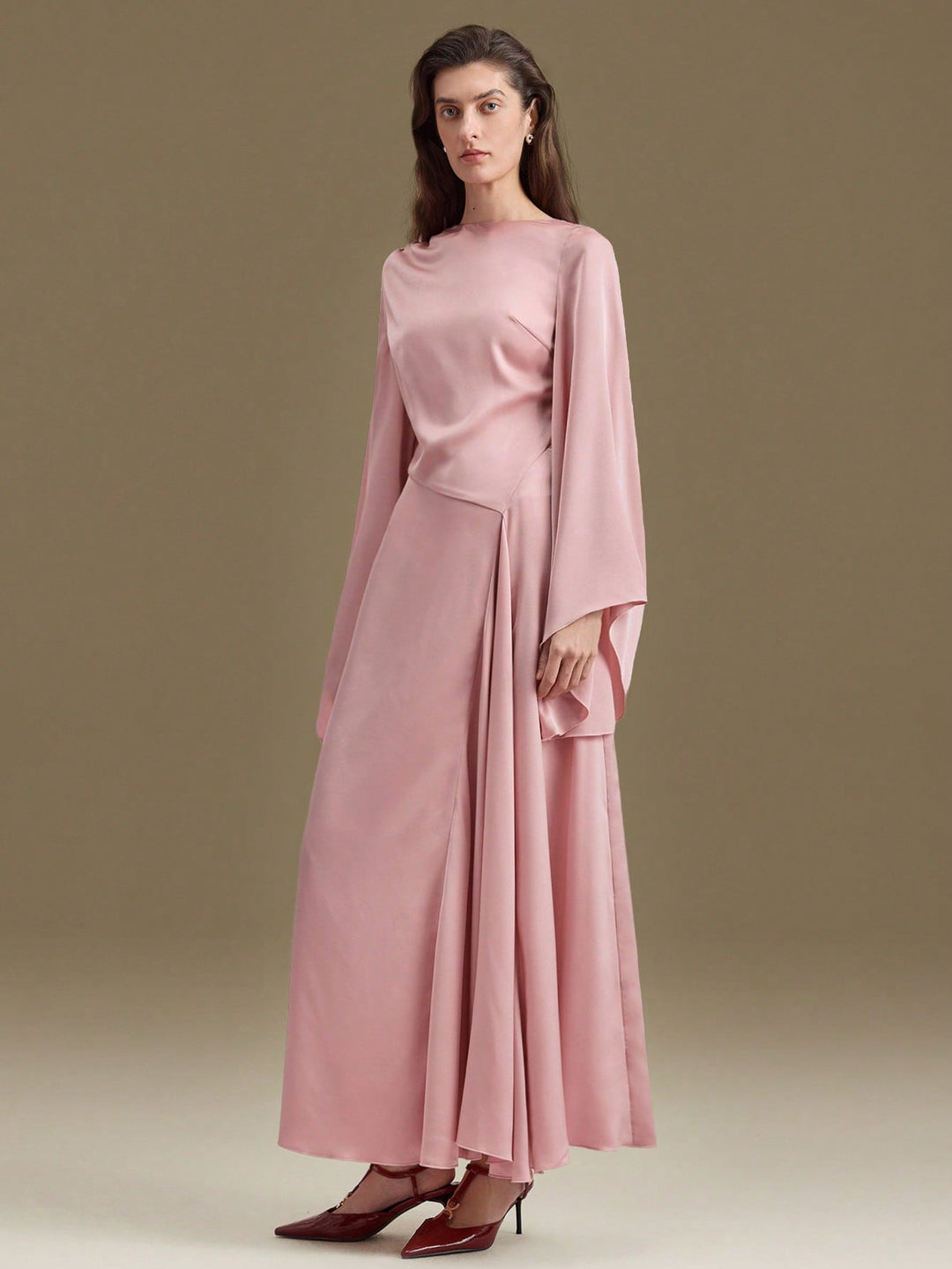 Rochie maxi SHEIN, roz