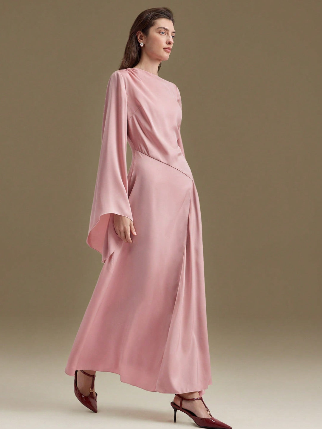 Rochie maxi SHEIN, roz