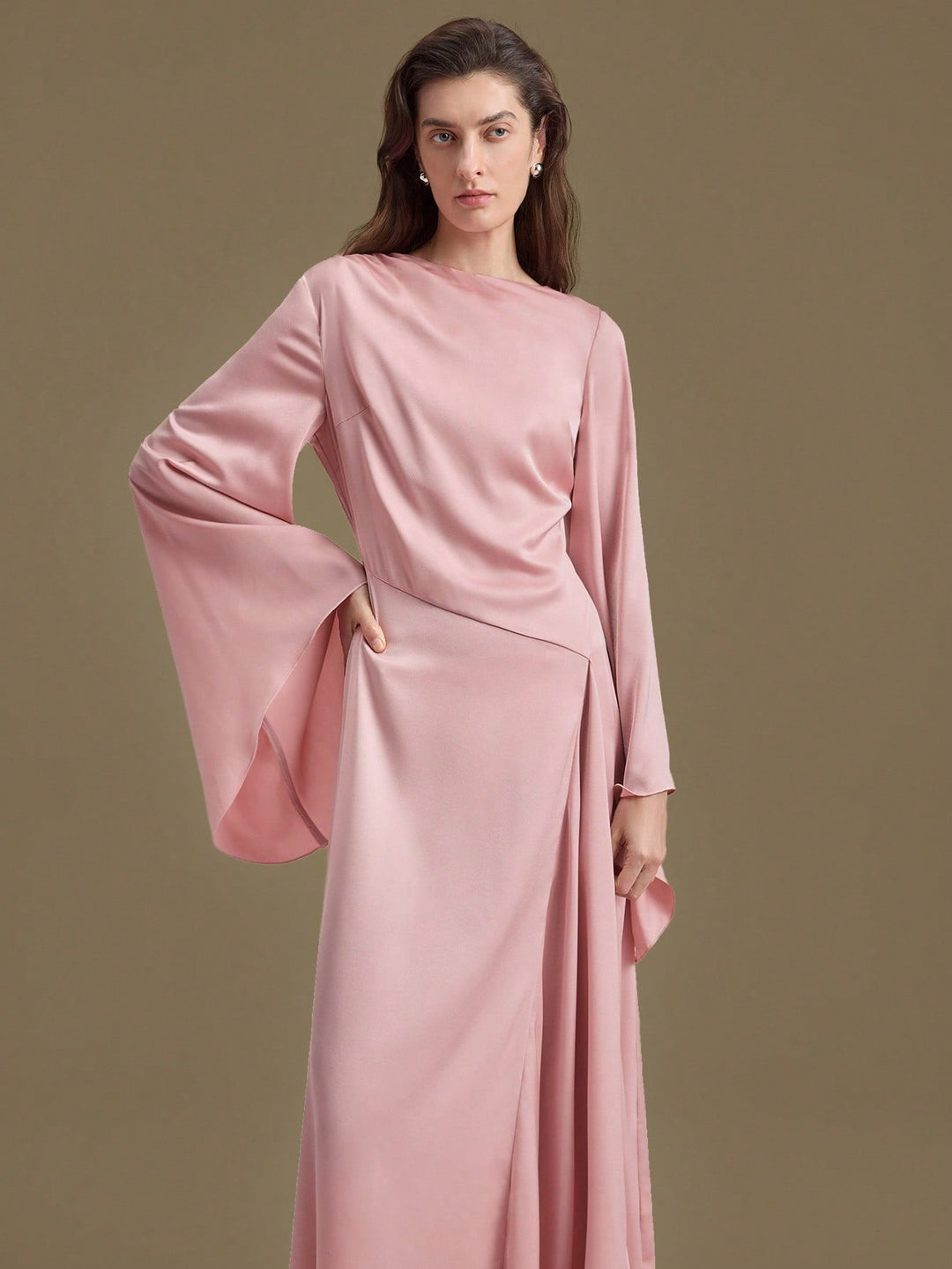 Rochie maxi SHEIN, roz