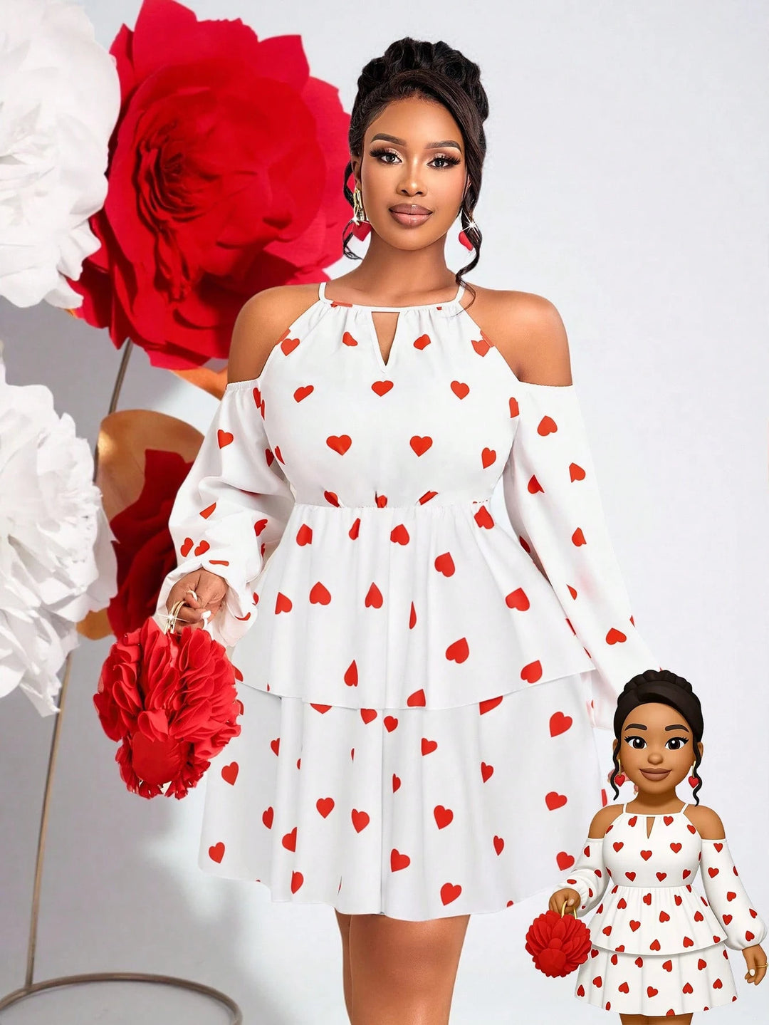 Rochie mini SHEIN, mix culori