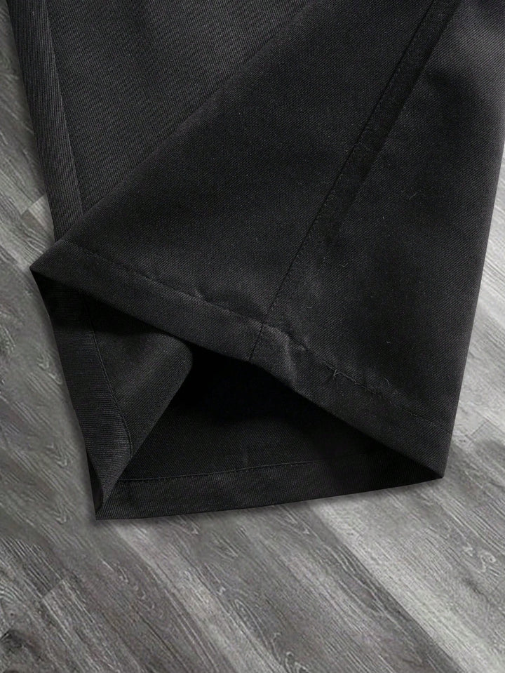 Pantaloni 3/4 SHEIN, negru